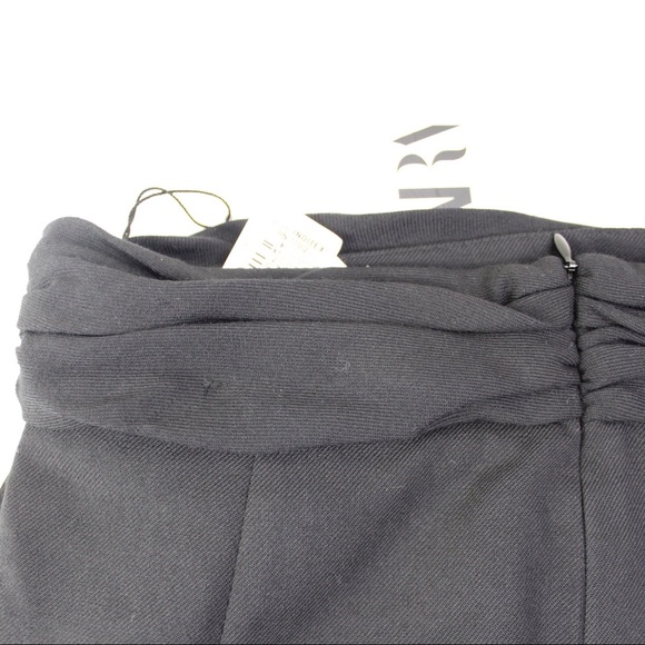 Zara NWT Wool Draped Wrapped Mini Skirt XS - Picture 7 of 8